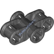 Деталь Лего Техник Осевой Коннектор 2 х 3 Quadruple Цвет Перламутрово-Темно-Серый