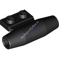 Деталь Лего Двигатель Гладкий Малый Цвет Черный