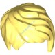Деталь Лего Парик Женский Цвет Ярко-Светло-Желтый