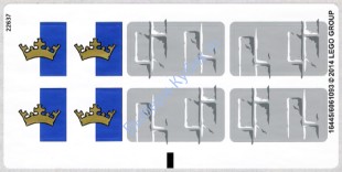 Наклейки К Набору Лего 70806 "Конница замка"