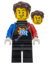 Минифигурка Лего Сити Гонщик - Каскадер cty1578
