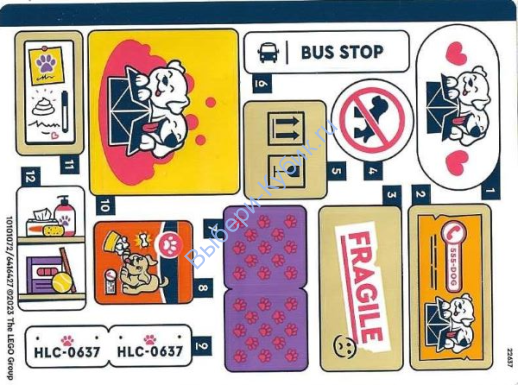 Наклейки К Набору Лего Френдс 41741 - (10101072/6416427)