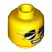 Деталь Лего Голова Минифигурки Двусторонняя Цвет Желтый