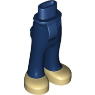Деталь Лего Мини Долл Ноги С Рисунком Цвет Темно-Синий