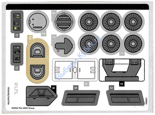 Наклейки К Набору Лего Звездные Войны 75374 - (10106135/6467195)