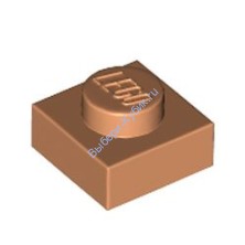 Деталь Лего Пластина 1 х 1 Цвет Телесный