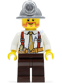 Минифигурка Лего Сити - Шахтер cty0322