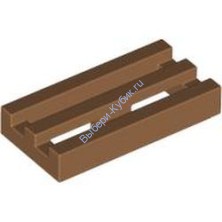 Деталь Лего Плитка Модифицированная 1 х 2 Решетка Цвет Карамельный