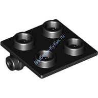 Деталь Лего Петля 2 х 2 Верх Цвет Черный