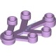 Деталь Аналог Совместимый С Лего Листья 4 х 3 Цвет Умеренно-Лавандовый