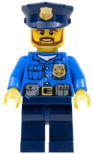  Минифигурка Лего - Полицейский cty0477