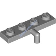 Деталь Лего Пластина 1 х 4 Со Штырем Вниз Цвет Светло-Серый