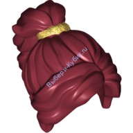 Деталь Лего Парик Женский Цвет Темно-Красный