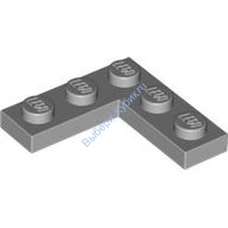 Деталь Лего Пластина Угол 3 х 3 Цвет Светло-Серый