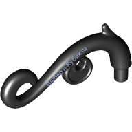 Деталь Лего Стебель Растения Изогнутый С 2 Шипами И 2 Завитками Цвет Черный