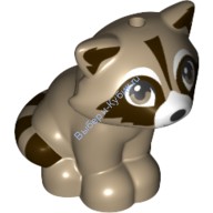 Деталь Лего Енот Цвет Темно-Песочный