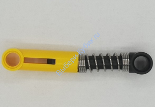 Деталь Лего Техник Амортизатор 6.5L Плотная Намотка по Концам - Жесткость Высокая Цвет Желтый