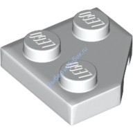 Деталь Лего Пластина Клин 2 х 2 Обрезанный Угол Цвет Белый