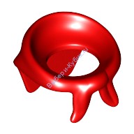 Деталь Лего Бандана Цвет Красный