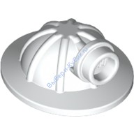 Деталь Лего Каска С Фонарём Цвет Белый