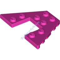 Деталь Лего Клин Пластина 4 х 6 Цвет Темно-Розовый