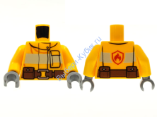 Деталь Лего Торс Цвет Ярко-Светло-Оранжевый