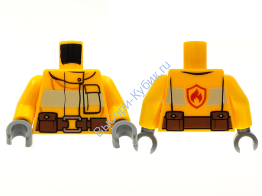 Деталь Лего Торс Цвет Ярко-Светло-Оранжевый