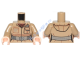 Деталь Лего Торс С Рисунком Цвет Темно-Песочный