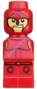 Микрофигурка Лего Минотавр Гладиатор Красный 85863pb017