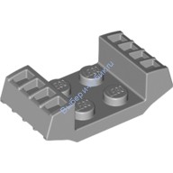 Деталь Лего Пластина 2 х 2 С Решетками Цвет Светло-Серый