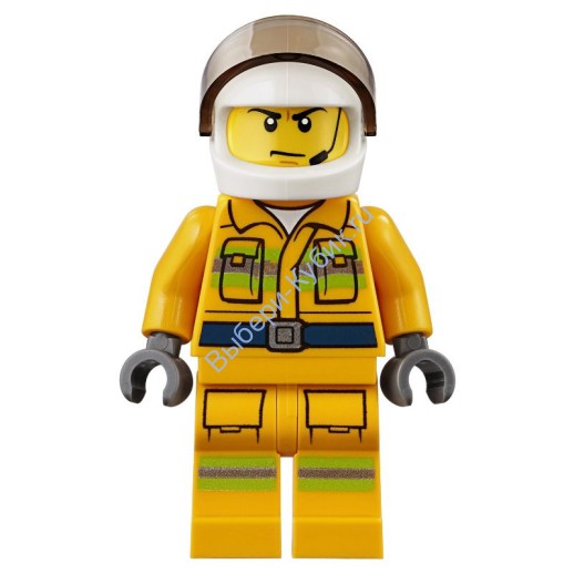 Минифигурка Лего Сити Рабочий
