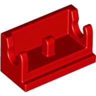 Деталь Лего Петля Кубик 1 х 2 База Цвет Красный
