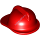 Деталь Лего Пожарный Шлем Цвет Красный