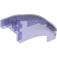 Деталь Лего Лобовое Стекло 10 х 6 х 4 Изогнутое Цвет Прозрачно-Фиолетовый