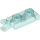 Деталь Лего Пластина 1 х 2 С Горизонтальной Защелкой На Конце Цвет Прозрачно-Голубой