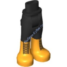 Деталь Лего Мини Долл Ноги С Рисунком Цвет Черный