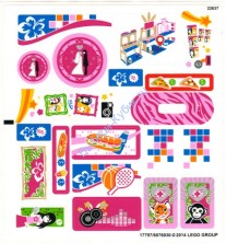 Наклейки К Набору Лего 41058 " Торговый центр Хартлейк Сити" (1)