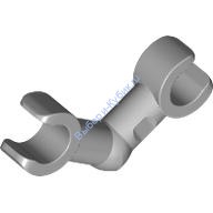 Деталь Лего Рука Скелета Изогнутая С Горизонтальной Защелкой Цвет Светло-Серый