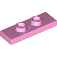 Деталь Лего Пластина 1 х 3 С 2 Штырьками Цвет Ярко-Розовый