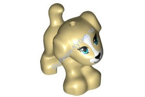 Деталь Лего Собака Цвет Песочный