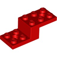 Деталь Лего Кронштейн 5 х 2 х 1 1/3 C 2 Отверстиями Цвет Красный