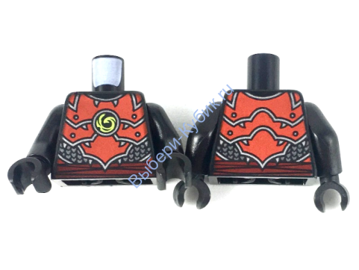 Деталь Лего Торс Цвет Черный