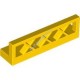 Деталь Лего Забор 1 х 4 х 1 Цвет Желтый