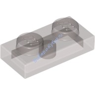 Деталь Лего Пластина 1 х 2 Цвет Прозрачно-Коричневый