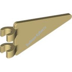 Деталь Лего Флаг 3 1/2 x 2 Треугольник Цвет Песочный