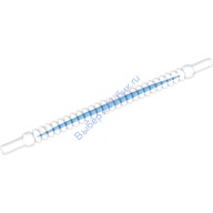 Деталь Лего Шланг Гибкий Гофрированный С 8 Мм Ends 10L С Синим Центром Цвет Прозрачный