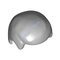 Деталь Лего Парик Мужской Цвет Светло-Серый