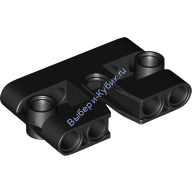 Деталь Лего Техник Пин Коннектор Бим 1 x 3 x 5 Цвет Черный