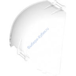 Деталь Лего Четверть Купола Лобового Стекла Ручки-Перекладины Сверху И Снизу Цвет Прозрачный