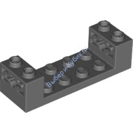 Деталь Лего Техник Кубик 2 x 6 x 1 1/3 С Отверстиями Для Осей Цвет Темно-Серый